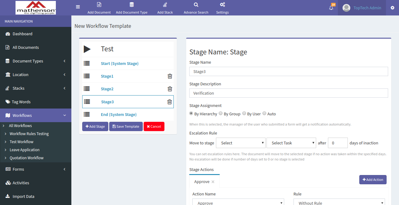 Workflow Template